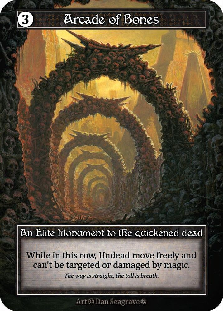 Arcade of Bones (Foil), Foil, front