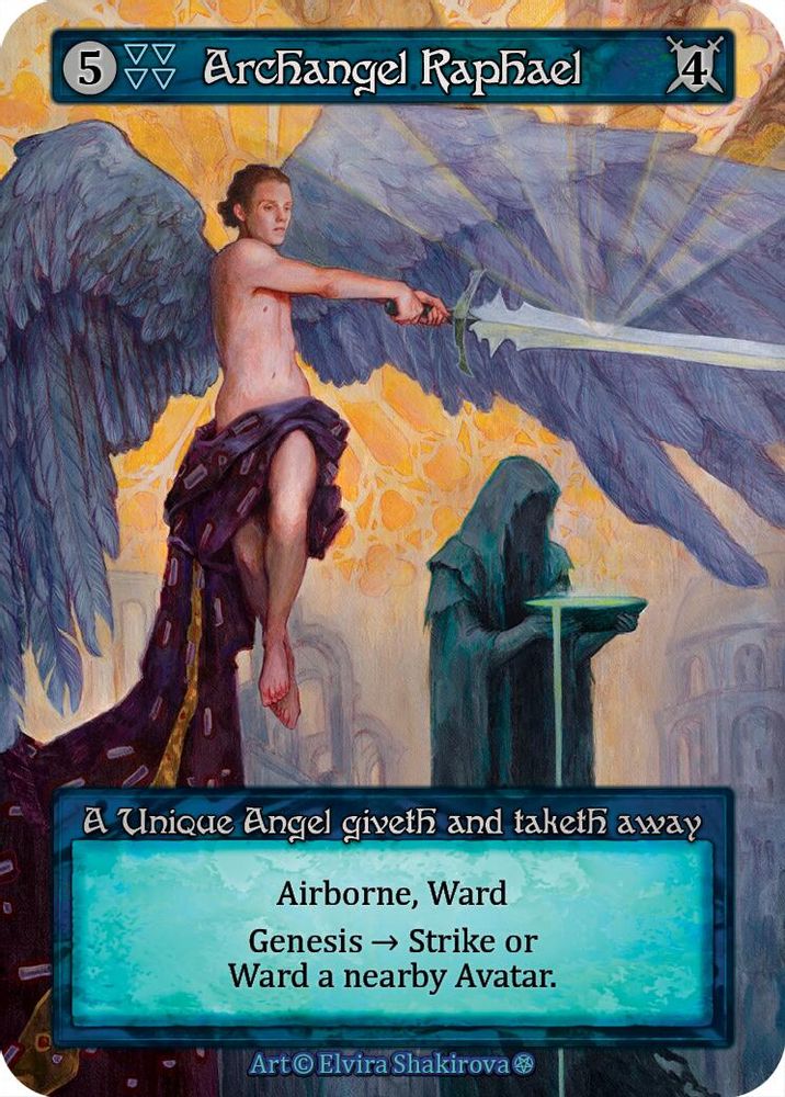 Archangel Raphael, Standard, front