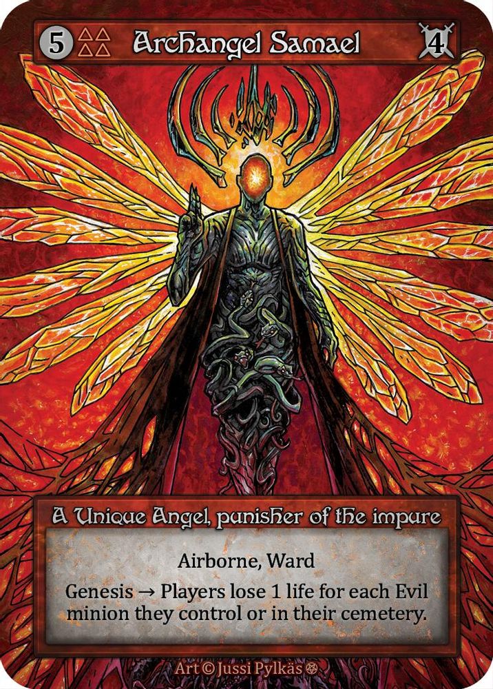 Archangel Samael, Standard, front