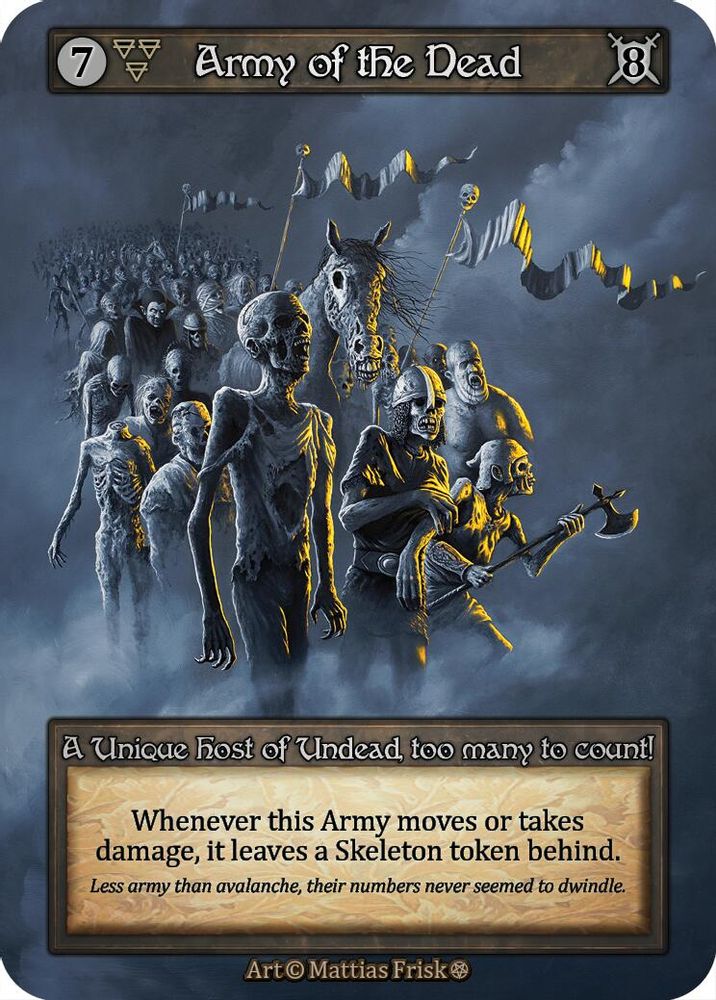 Army of the Dead, Standard, front