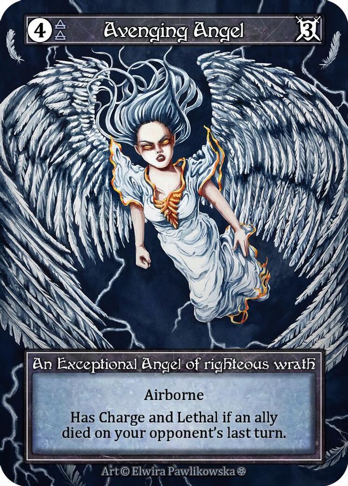 Avenging Angel (Foil), Foil, front
