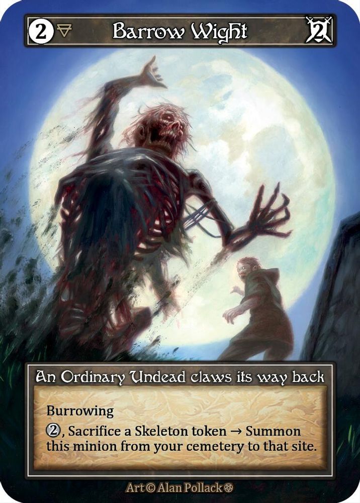 Barrow Wight (Foil), Foil, front