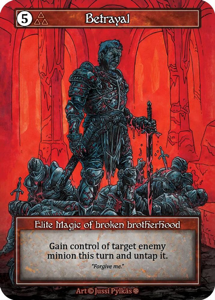 Betrayal (Foil), Foil, front