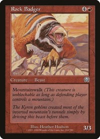 Rock Badger, Mercadian Masques