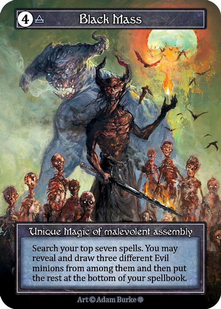 Black Mass (Foil), Foil, front