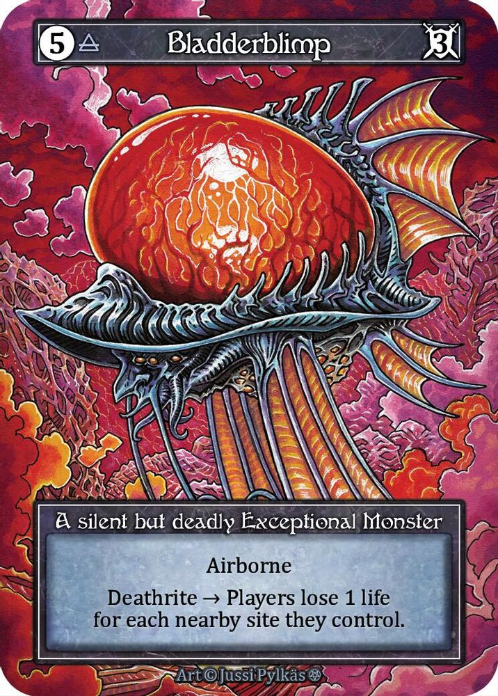 Bladderblimp (Foil), Foil, front
