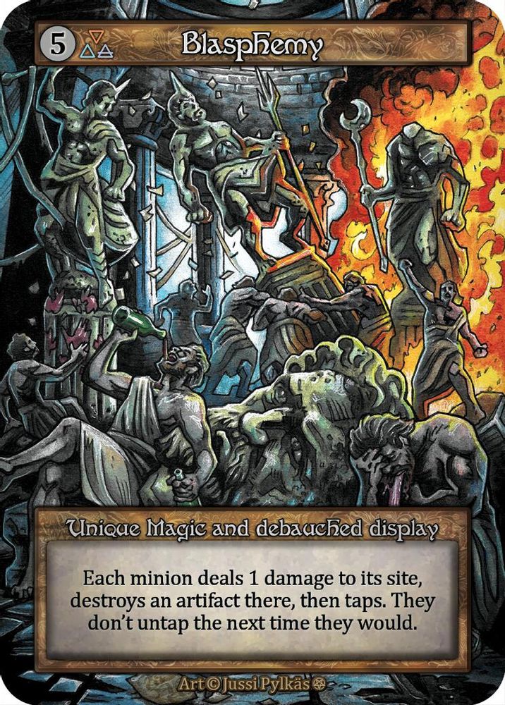 Blasphemy, Standard, front