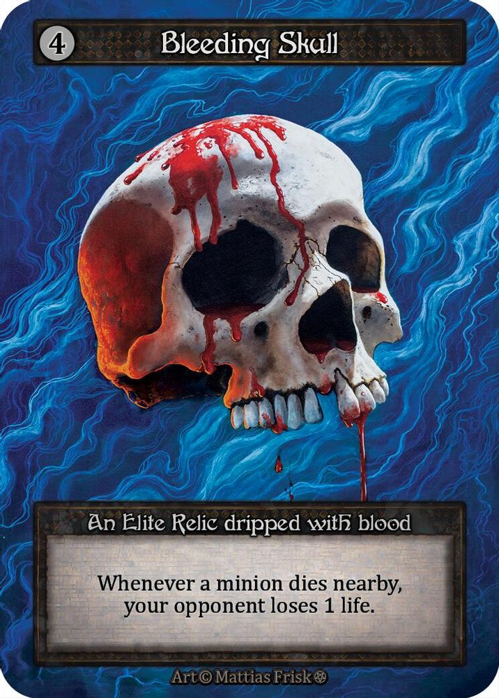 Bleeding Skull, Standard, front