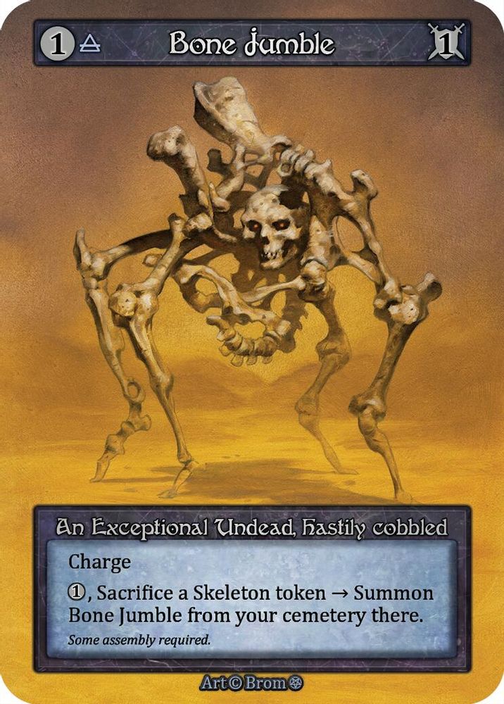 Bone Jumble, Standard, front
