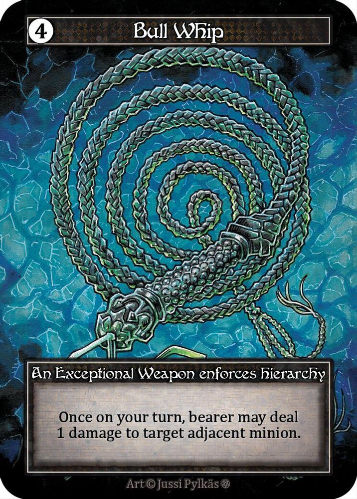 Bull Whip (Foil), Foil, front