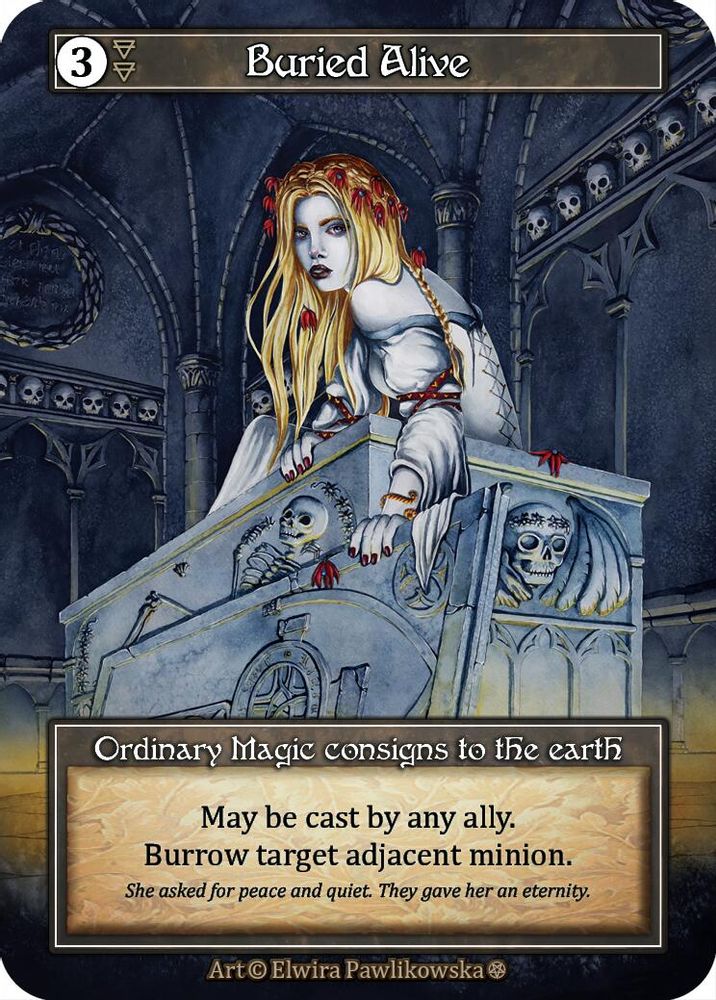 Buried Alive (Foil), Foil, front