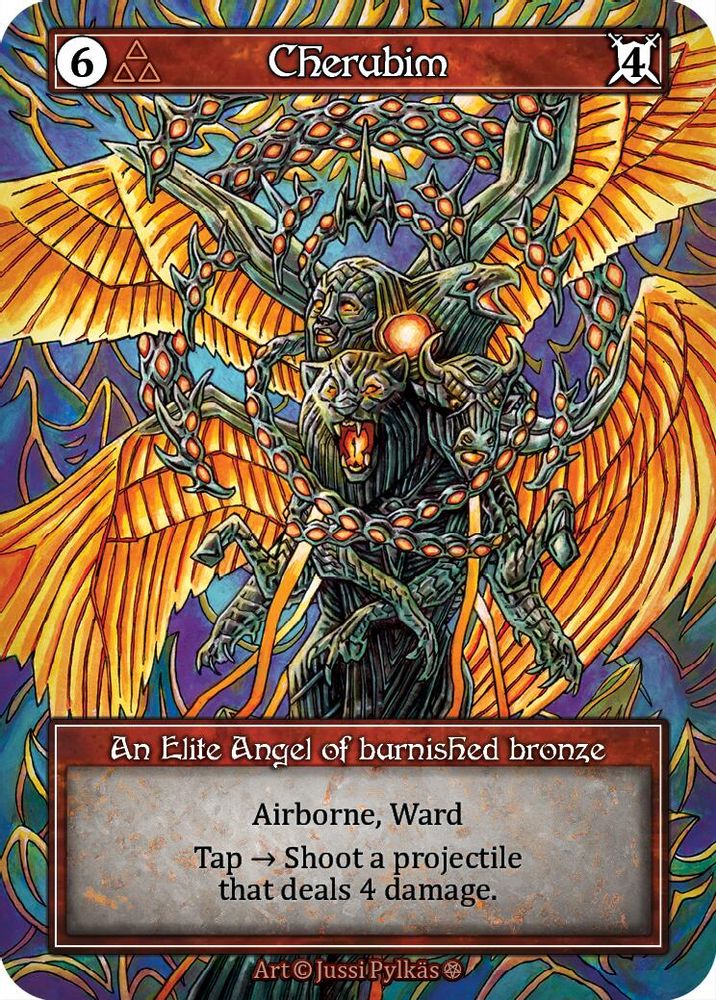 Cherubim (Foil), Foil, front