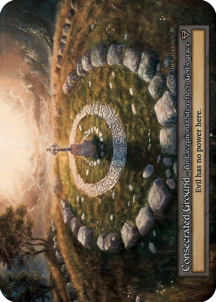 Consecrated Ground, Standard, front