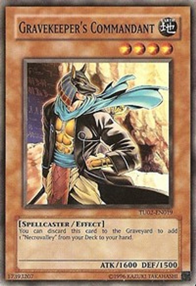 Gravekeeper's Commandant, Unlimited, front