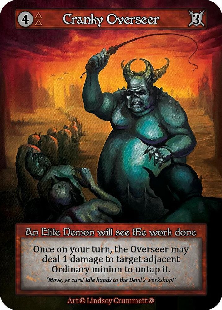 Cranky Overseer, Standard, front