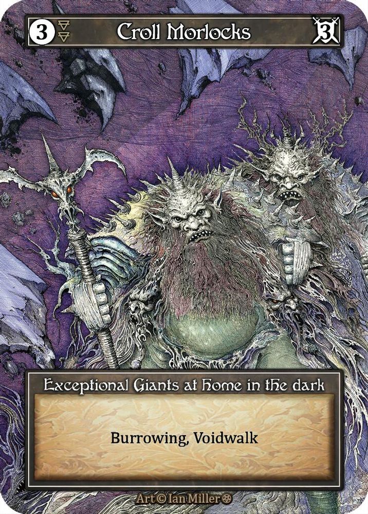 Croll Morlocks (Foil), Foil, front