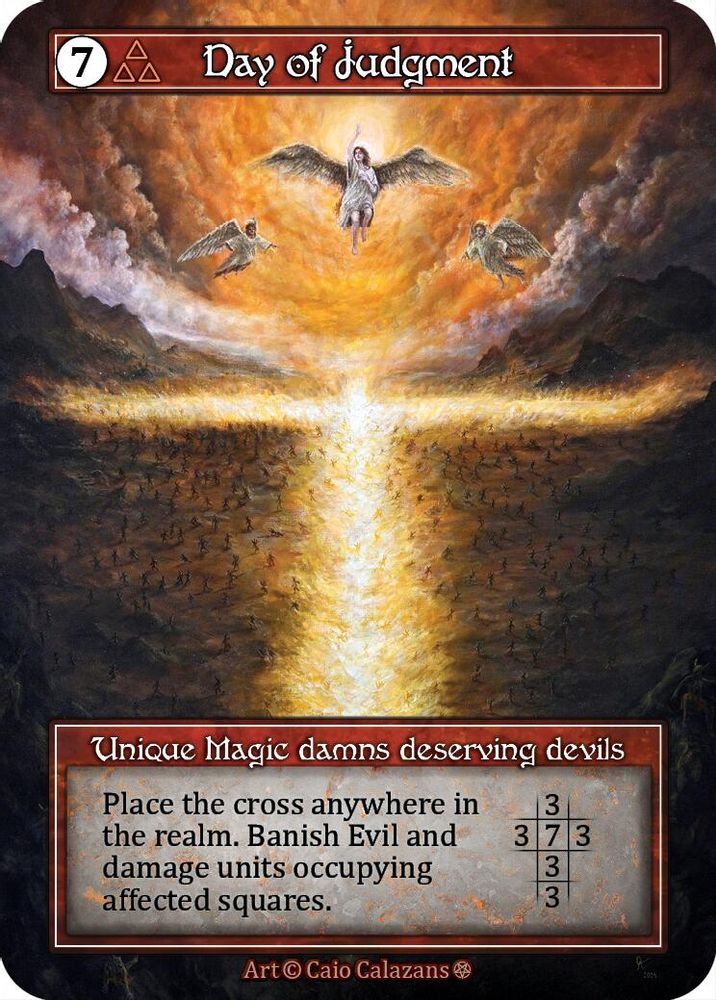 Day of Judgment (Foil), Foil, front