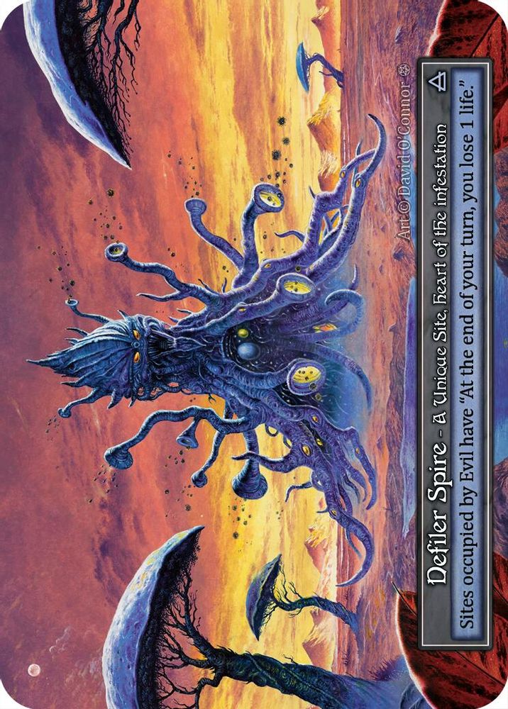 Defiler Spire (Foil), Foil, front