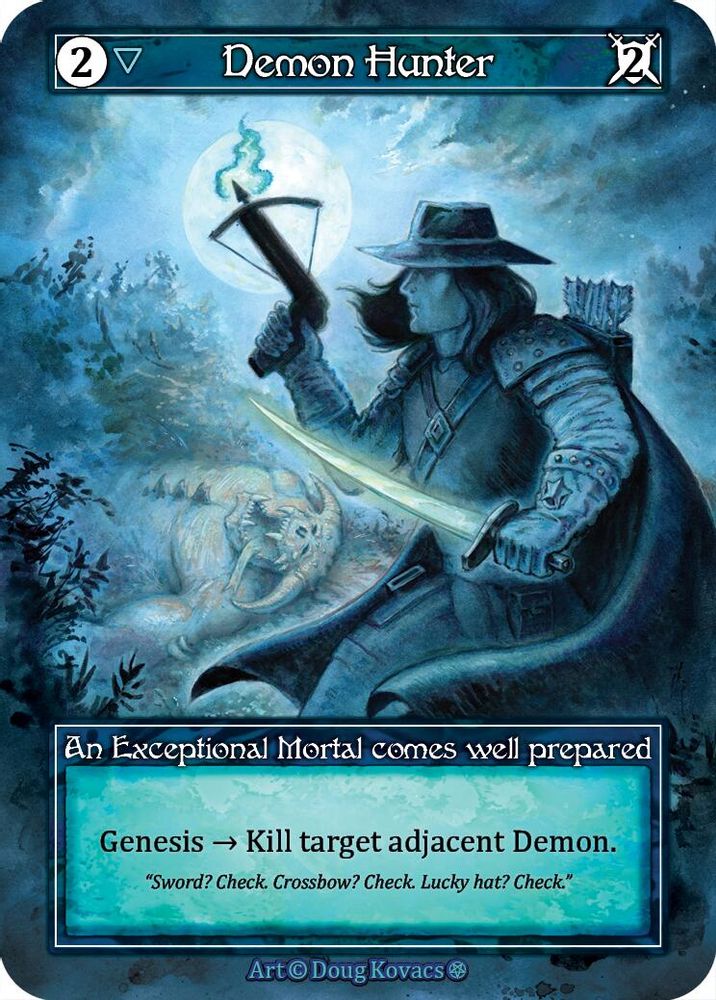 Demon Hunter (Foil), Foil, front