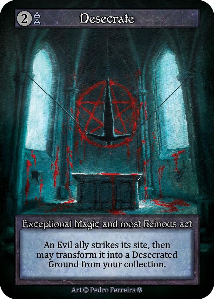 Desecrate, Standard, front
