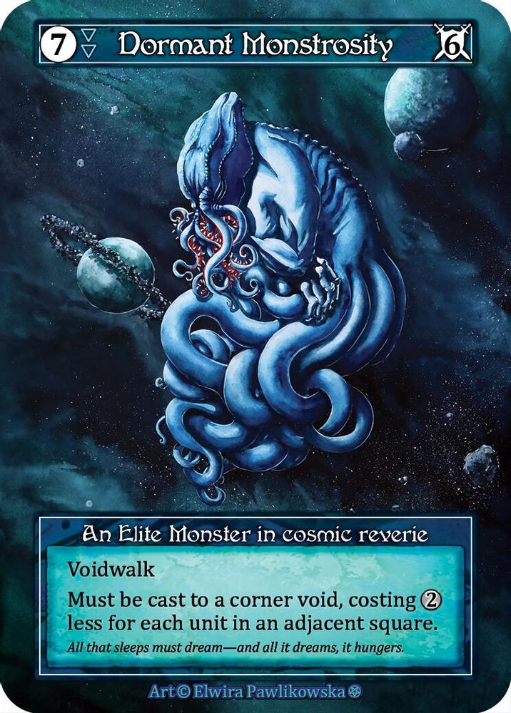 Dormant Monstrosity (Foil), Foil, front