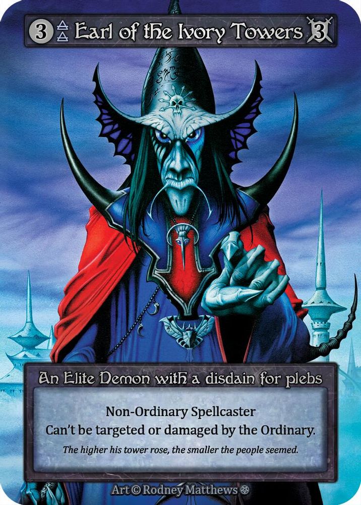 Earl of the Ivory Towers, Standard, front