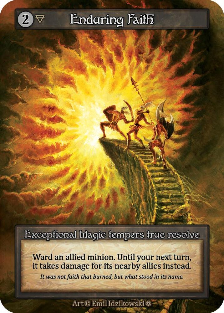 Enduring Faith, Standard, front