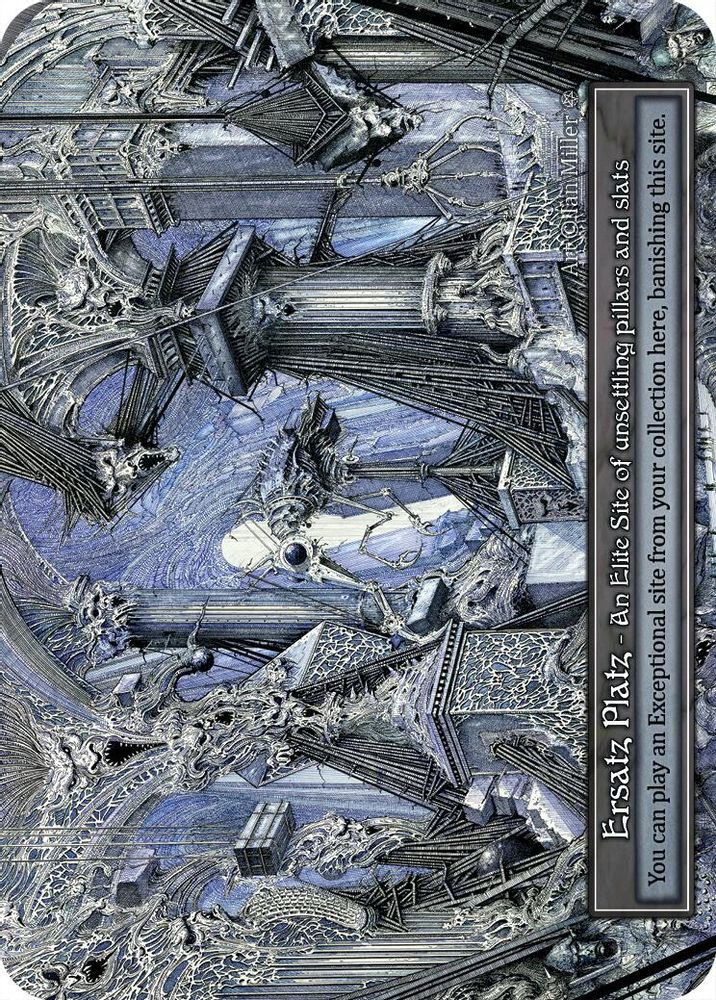 Ersatz Platz (Foil), Foil, front