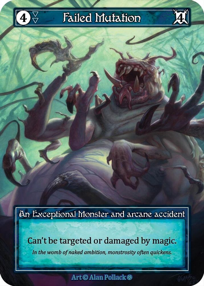 Failed Mutation (Foil), Foil, front