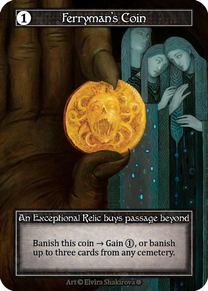 Ferryman's Coin (Foil), Foil, front