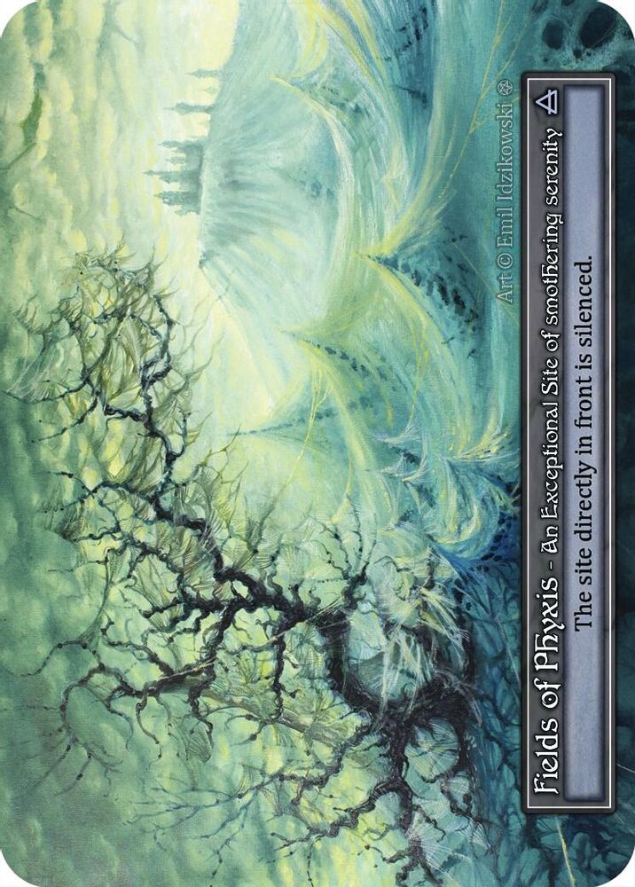Fields of Phyxis (Foil), Foil, front