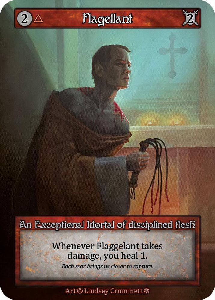 Flagellant, Standard, front