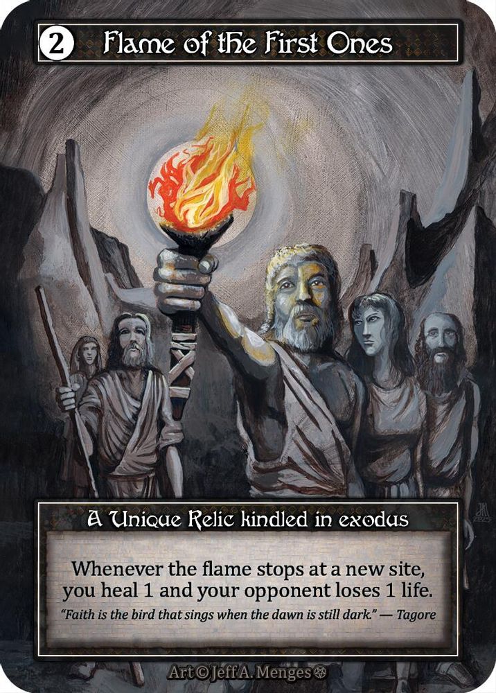 Flame of the First Ones (Foil), Foil, front