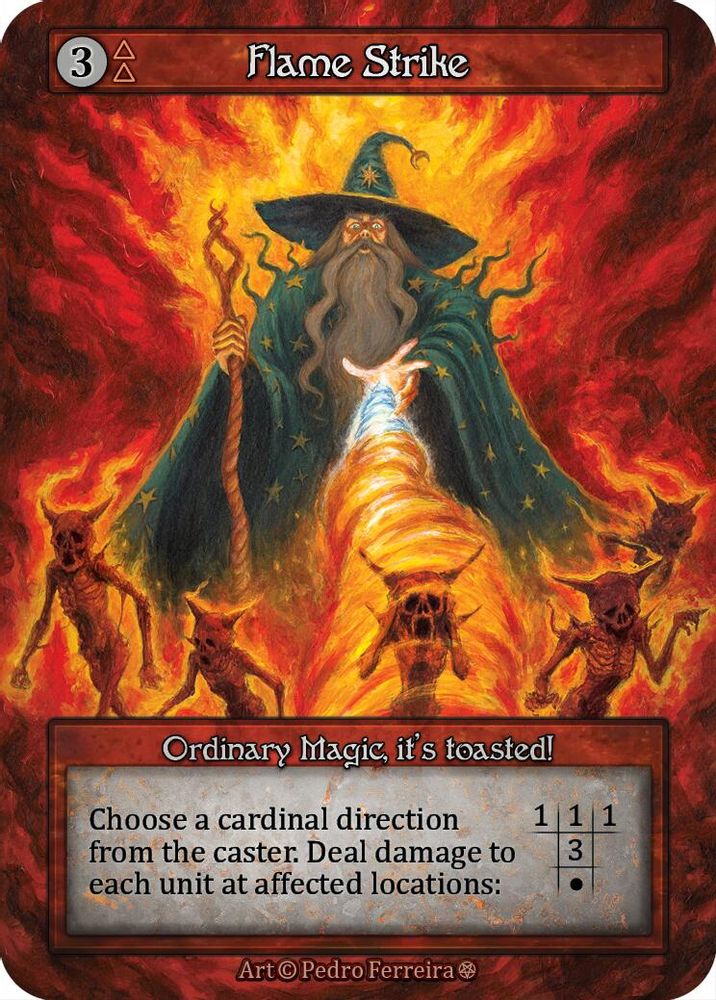 Flame Strike, Standard, front