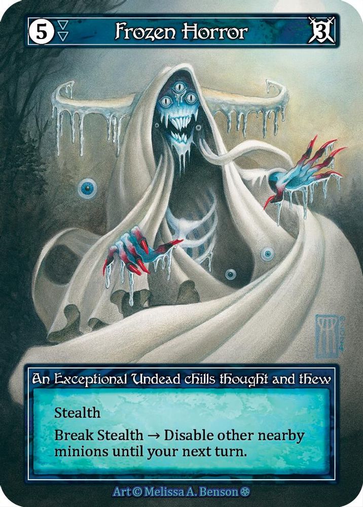Frozen Horror (Foil), Foil, front