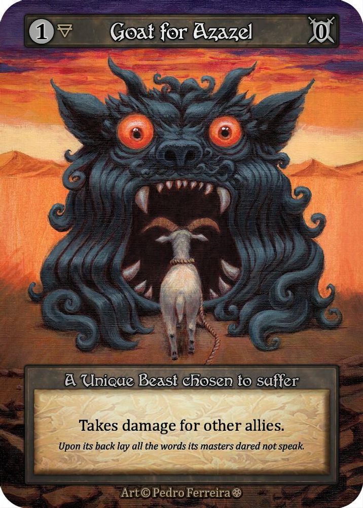 Goat for Azazel, Standard, front