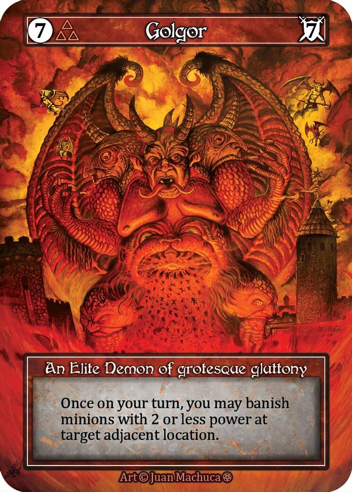 Golgor (Foil), Foil, front