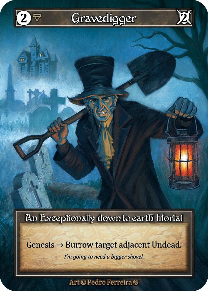 Gravedigger (Foil), Foil, front