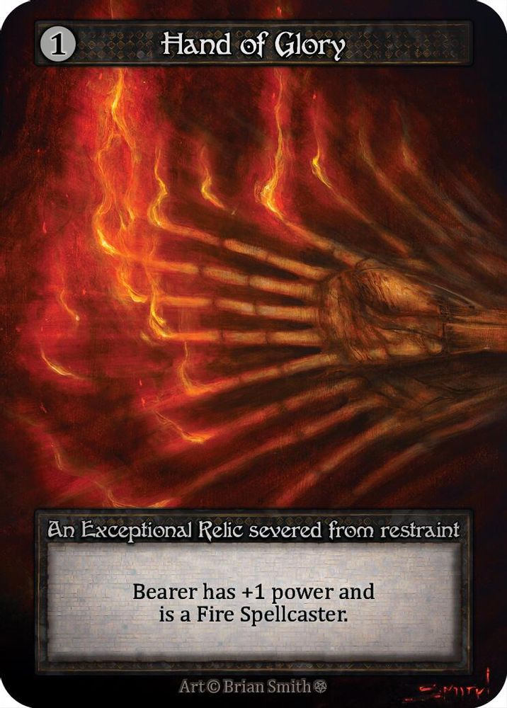 Hand of Glory, Standard, front