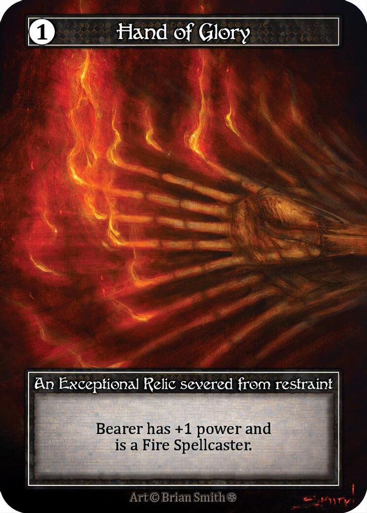 Hand of Glory (Foil), Foil, front