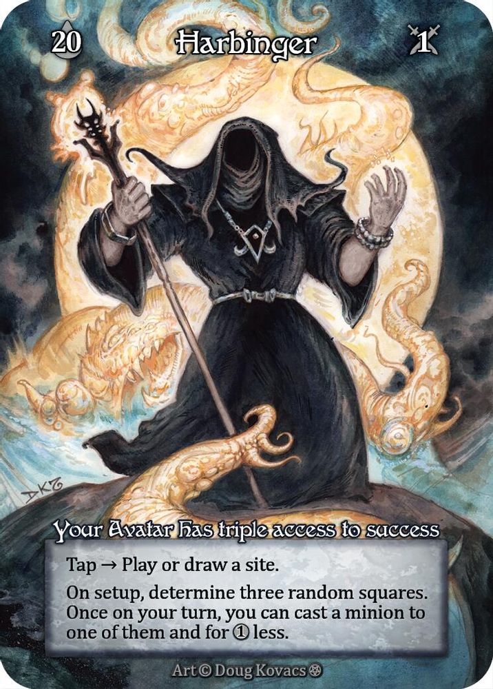 Harbinger (Foil), Foil, front