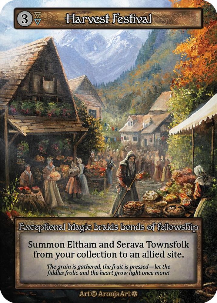 Harvest Festival, Standard, front