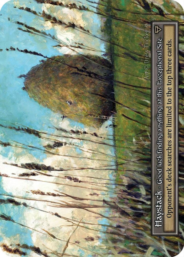 Haystack (Foil), Foil, front
