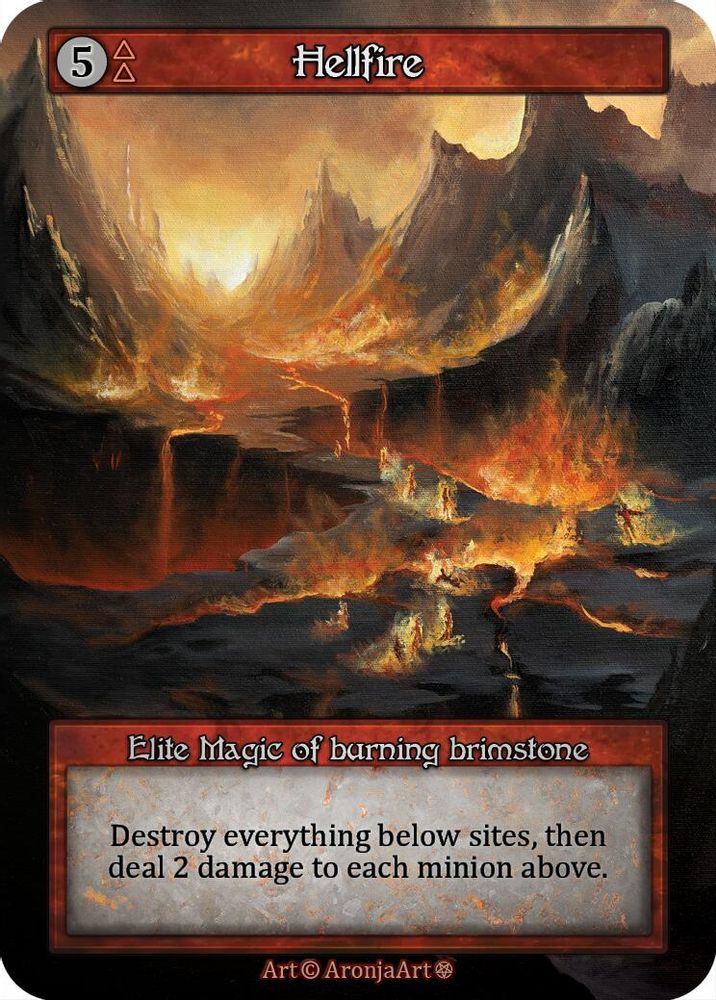 Hellfire, Standard, front