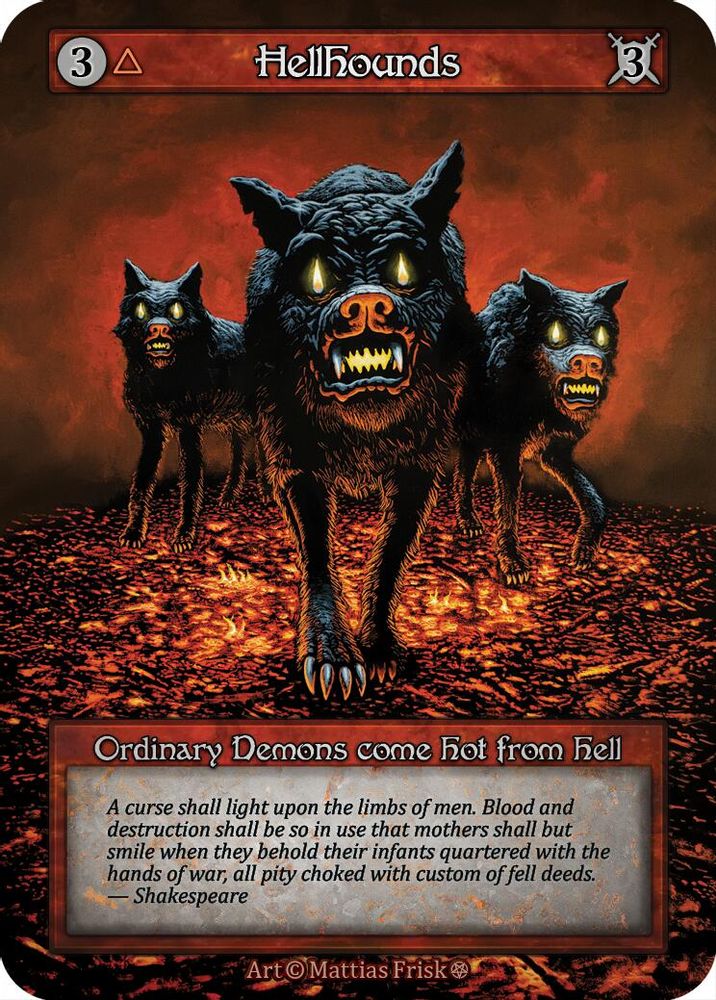 Hellhounds, Standard, front