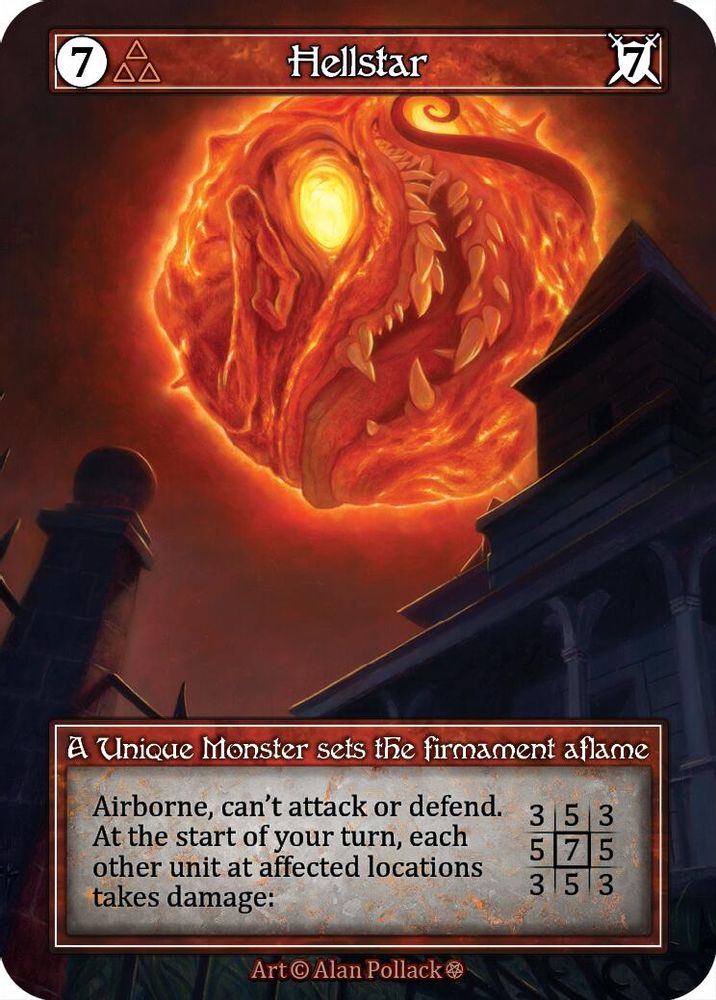 Hellstar (Foil), Foil, front