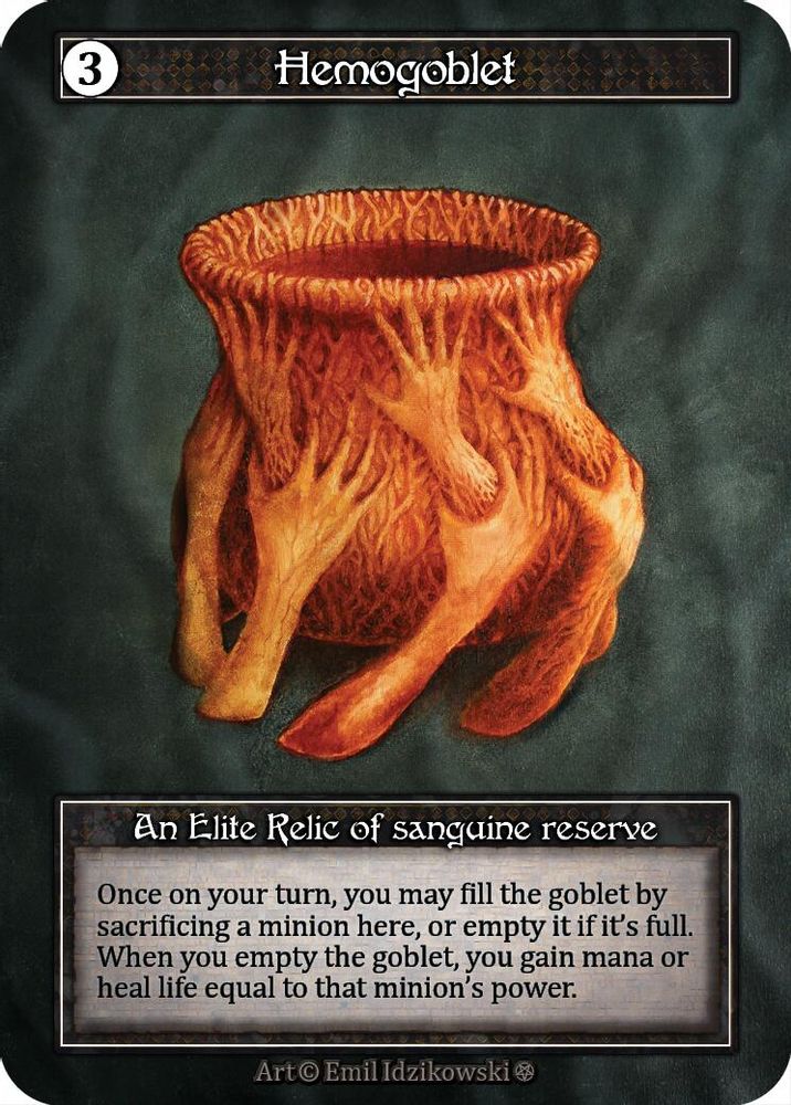 Hemogoblet (Foil), Foil, front