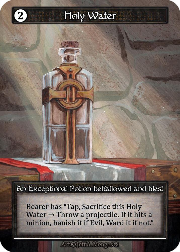 Holy Water (Foil), Foil, front