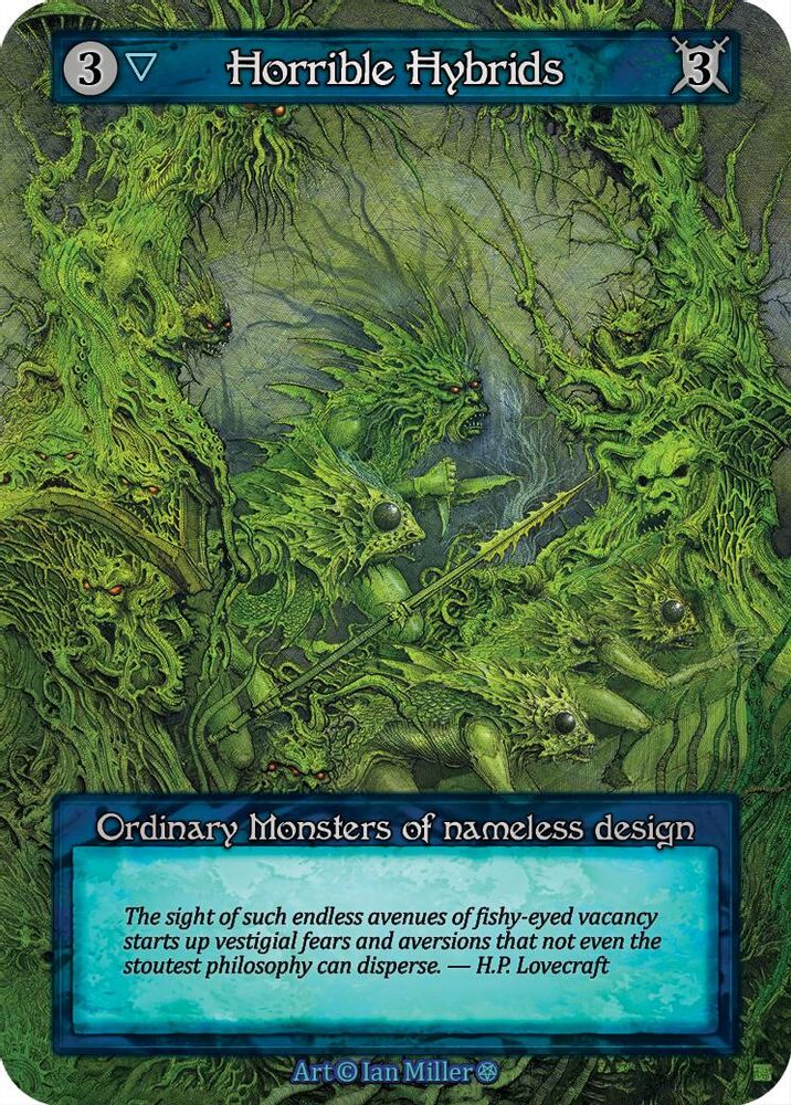 Horrible Hybrids, Standard, front