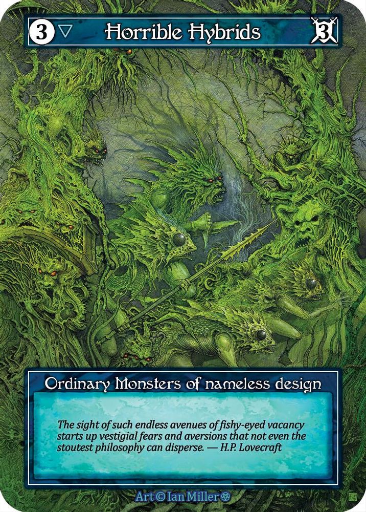 Horrible Hybrids (Foil), Foil, front